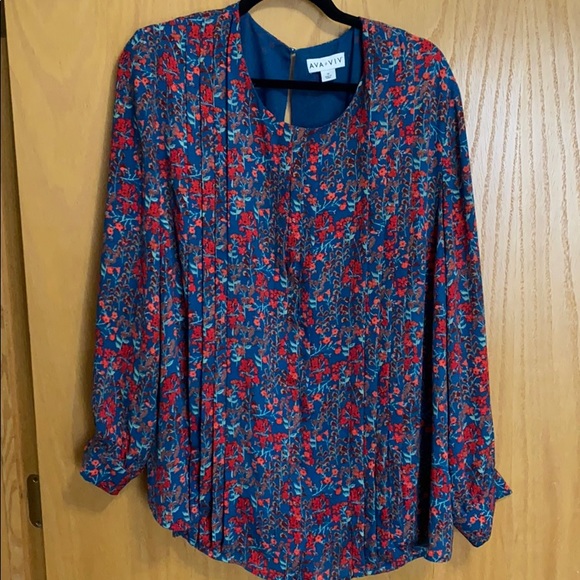 Ava & Viv Floral Blouse - Picture 8 of 10